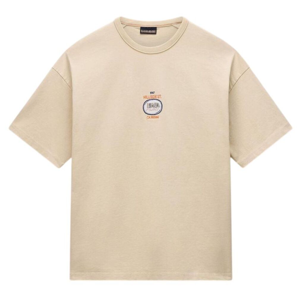 Napapijri Mens Krous Oversized T-Shirt / Beige